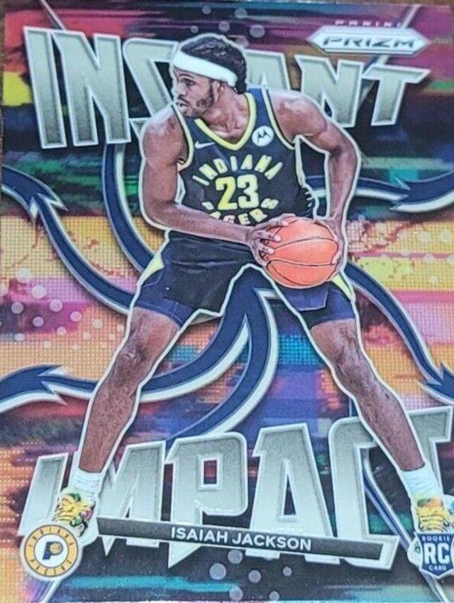 Isaiah Jackson #9 Basketball Cards 2021 Panini Prizm Instant Impact