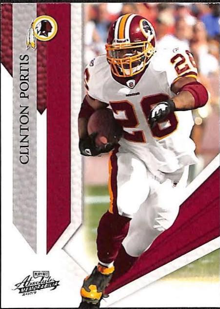 Clinton Portis #99 2009 Playoff Absolute Memorabilia Football