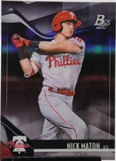 Nick Maton #TOP-10 Baseball Cards 2021 Bowman Platinum Top Prospects