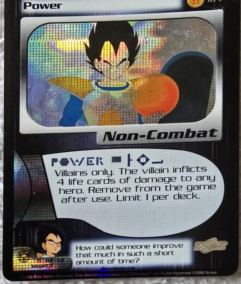 Power [Foil] 104 Prices | Dragon Ball Z Frieza Saga | Dragon Ball Cards