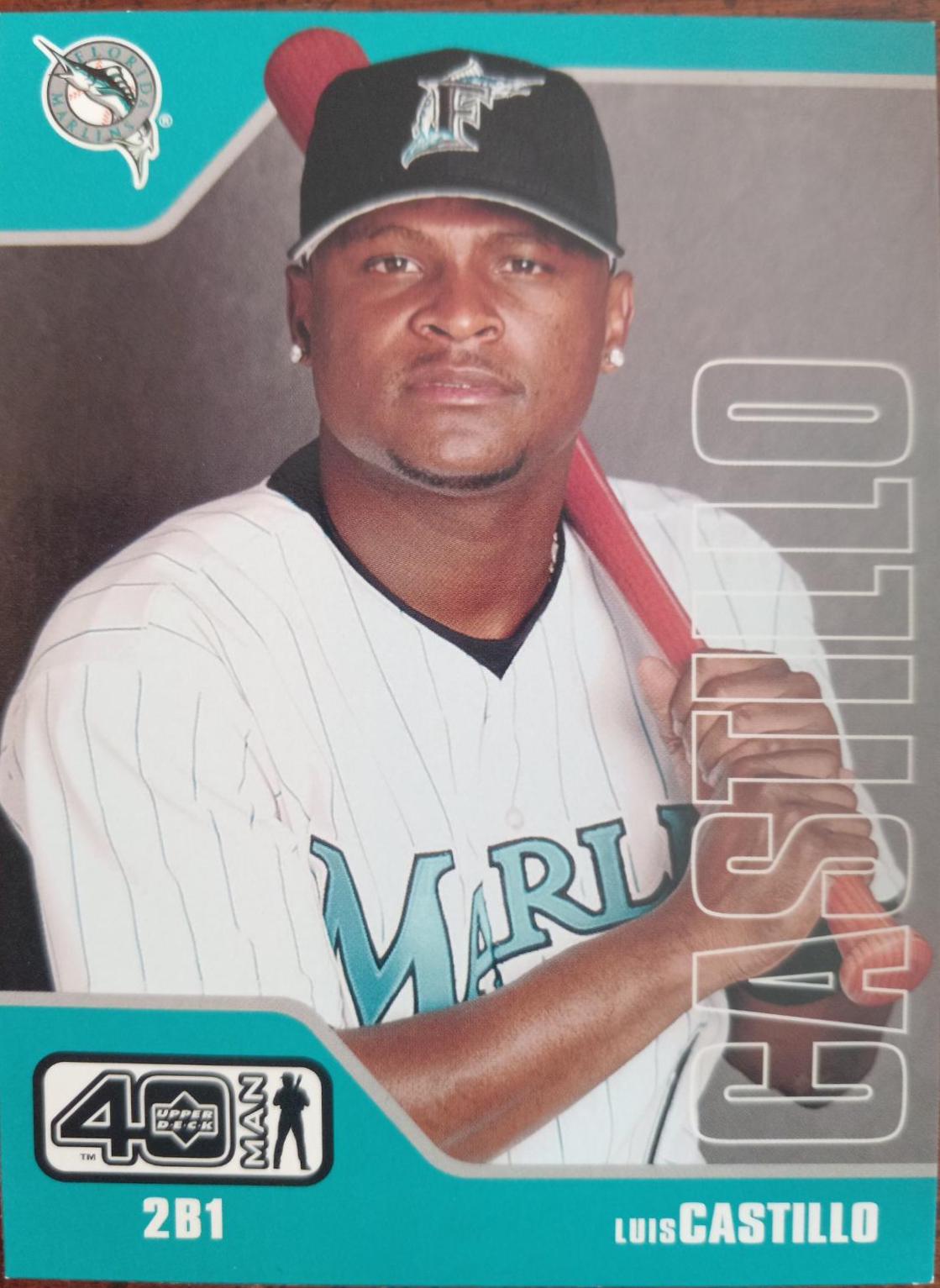 Luis Castillo #793 Baseball Cards 2002 Upper Deck 40 Man