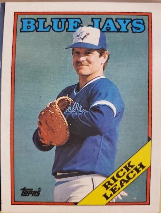 Rick Leach #323 Baseball Cards 1988 Topps Tiffany