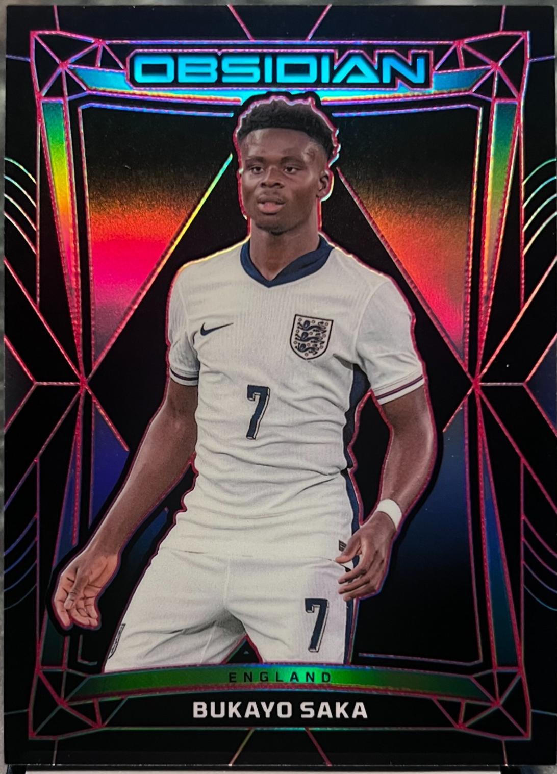 Bukayo Saka [Red] #82 Prices | 2024 Panini Obsidian | Soccer Cards