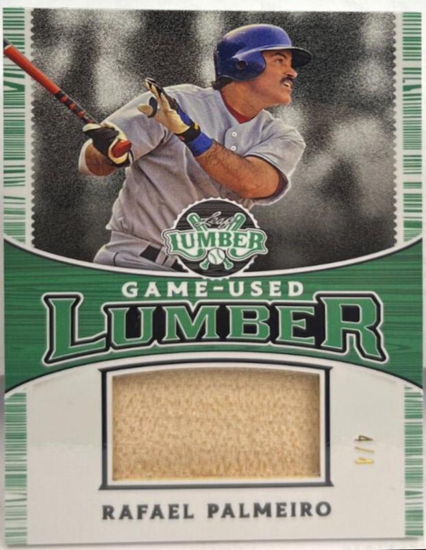 Rafael Palmeiro [Emerald] #GUL-73 Prices | 2024 Leaf Lumber Game Used ...