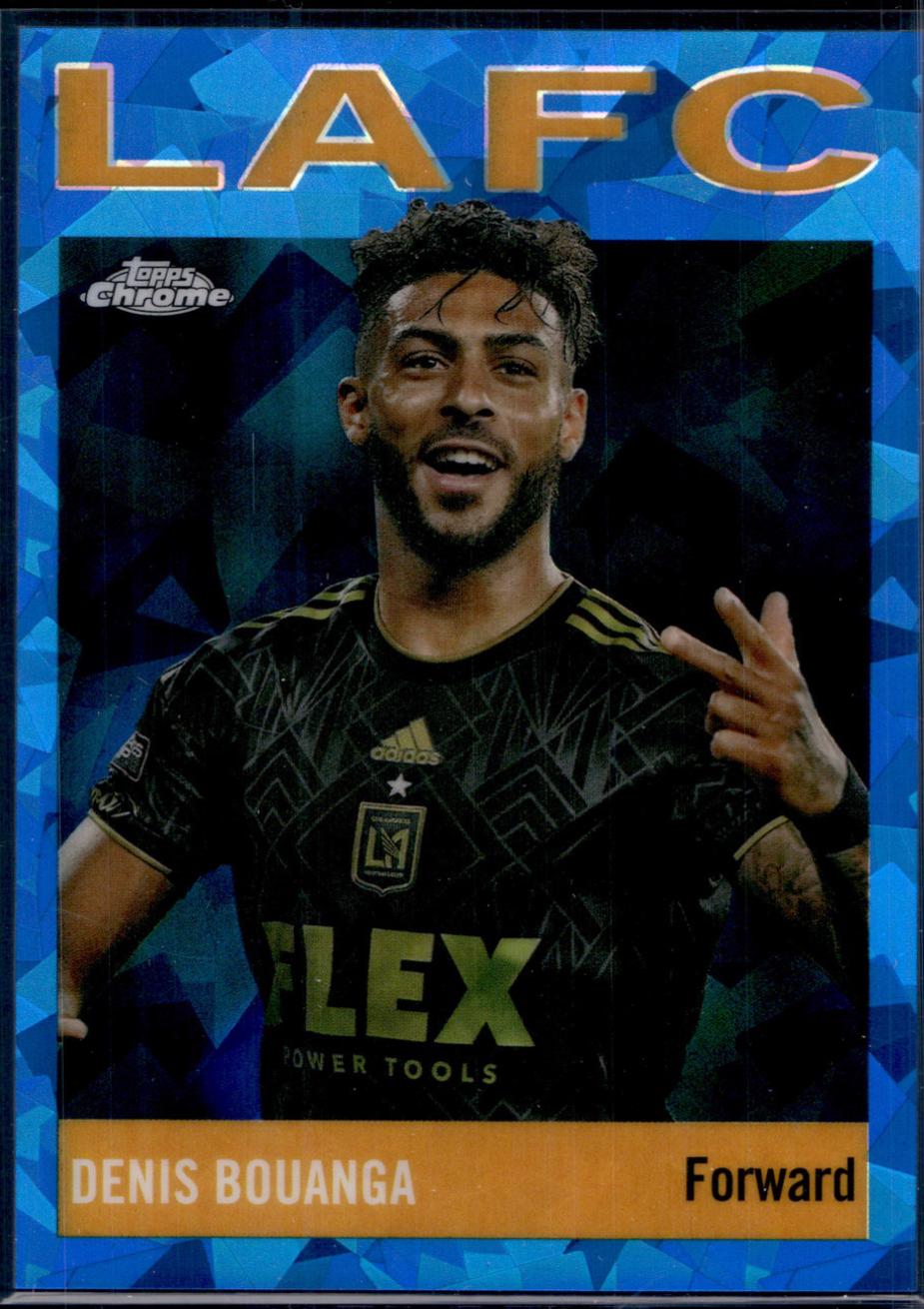Denis Bouanga #64T-10 Soccer Cards 2024 Topps Chrome Sapphire MLS 1964 Football