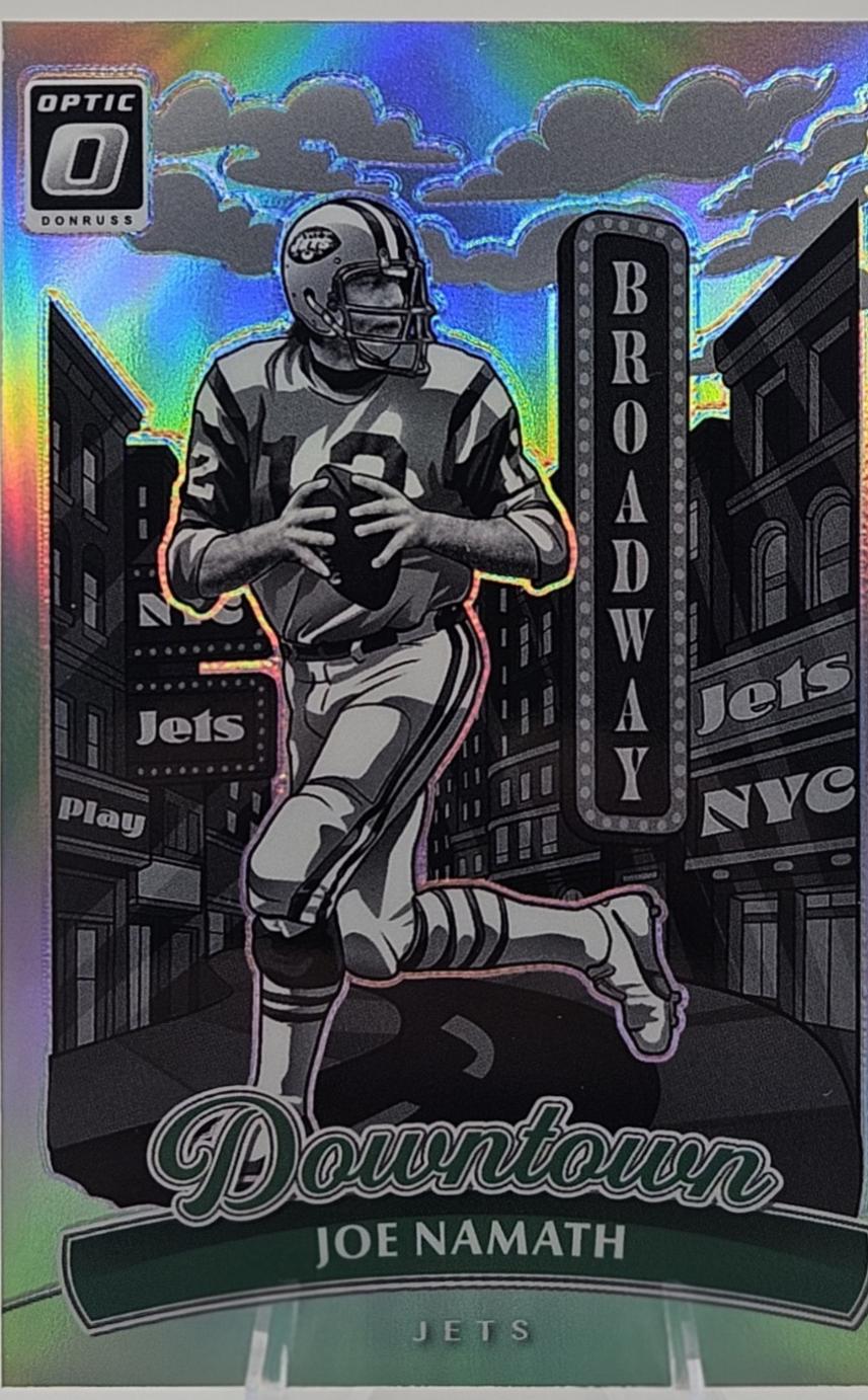 Joe Namath #6 Prices | 2025 Panini Donruss Optic Downtown Legends