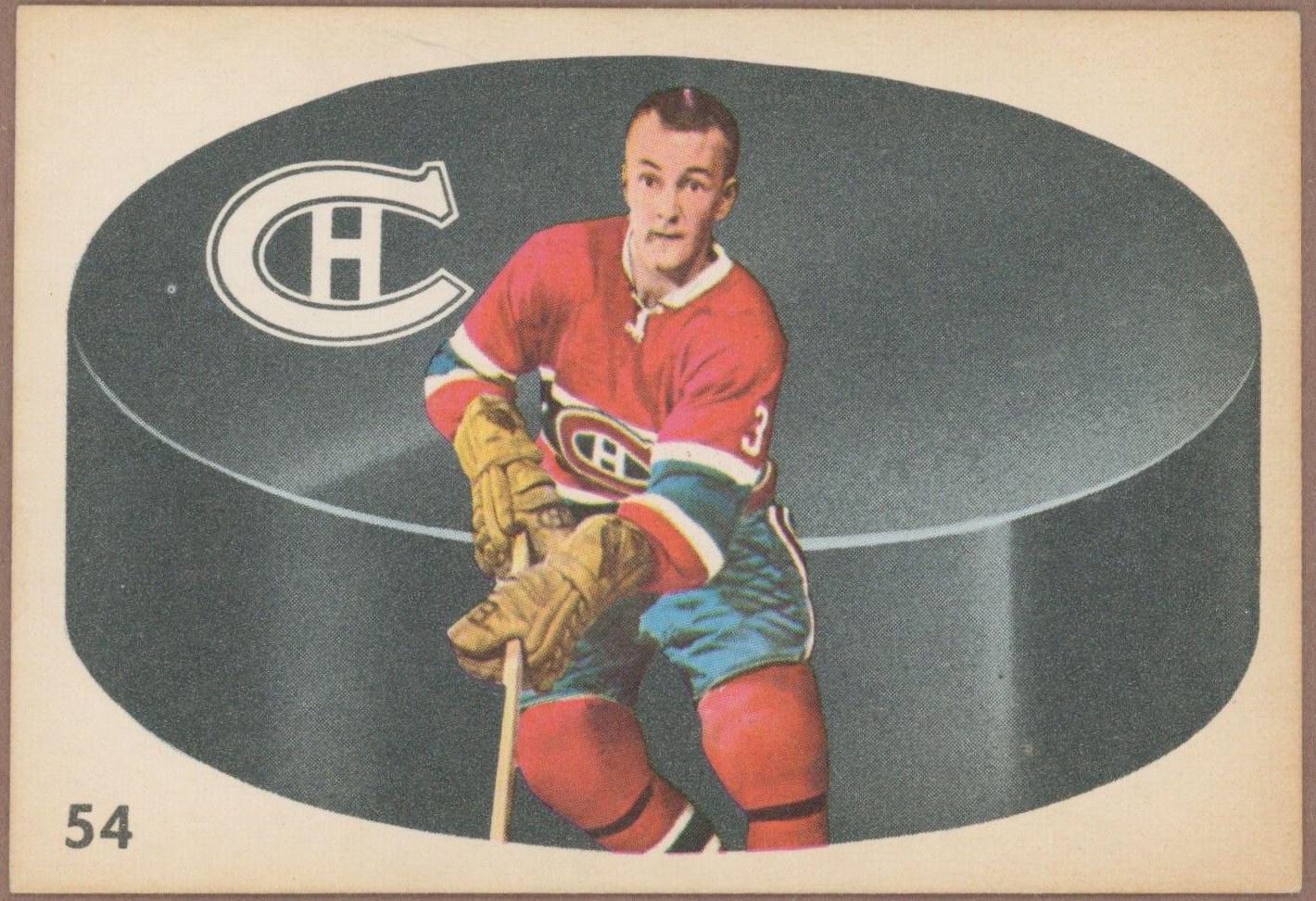 J. C. Tremblay #54 Hockey Cards 1962 Parkhurst