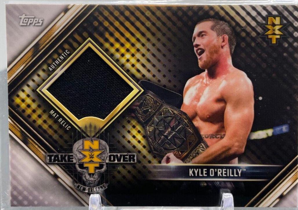 Kyle O'Reilly #MR-ERA Wrestling Cards 2019 Topps WWE Road to Wrestlemania Mat Relics
