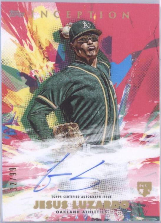 Jesus Luzardo #JL 2020 Topps Inception Rookies & Emerging Stars Autographs Baseball