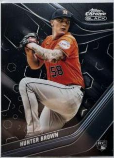 Hunter Brown #29 2023 Topps Chrome Black Baseball