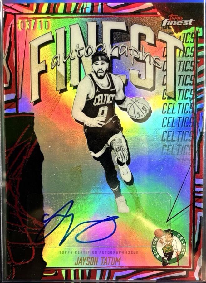 Jayson Tatum [Red Black Vapor Refractor] #FAU-JT