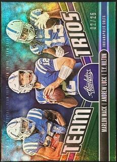 Andrew Luck, Marlon Mack, T.Y. Hilton