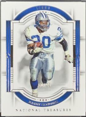 Barry Sanders #33 Football Cards 2023 Panini National Treasures
