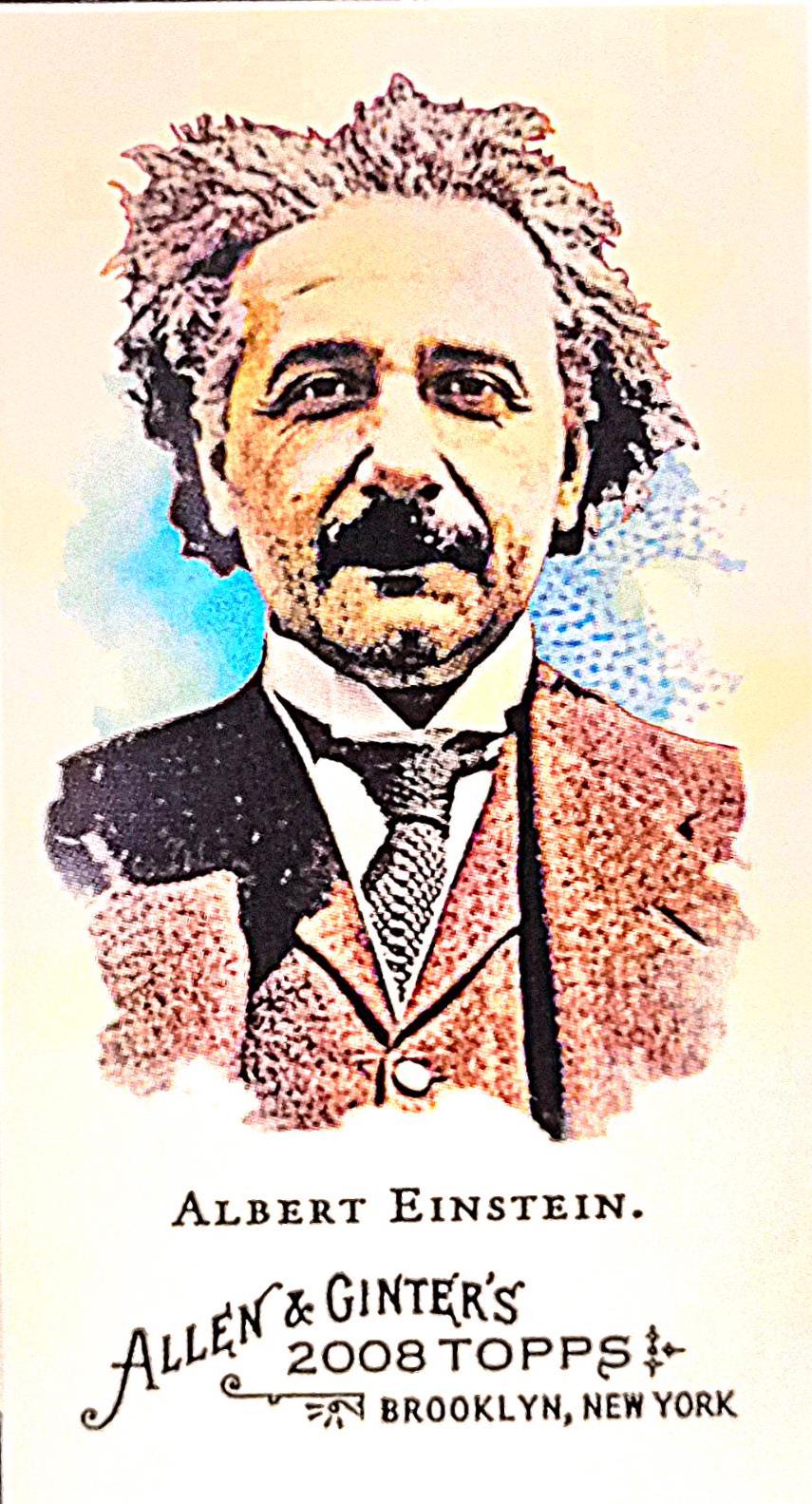 Albert Einstein [Mini Allen-Ginter Back] #19