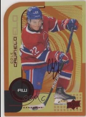 Cole Caufield #68 Hockey Cards 2022 Upper Deck MVP Colors and Contours