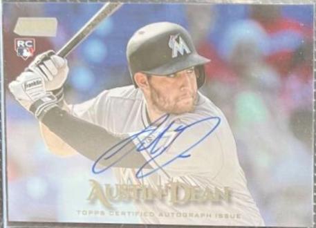Austin Dean #AD Baseball Cards 2019 Stadium Club Autographs