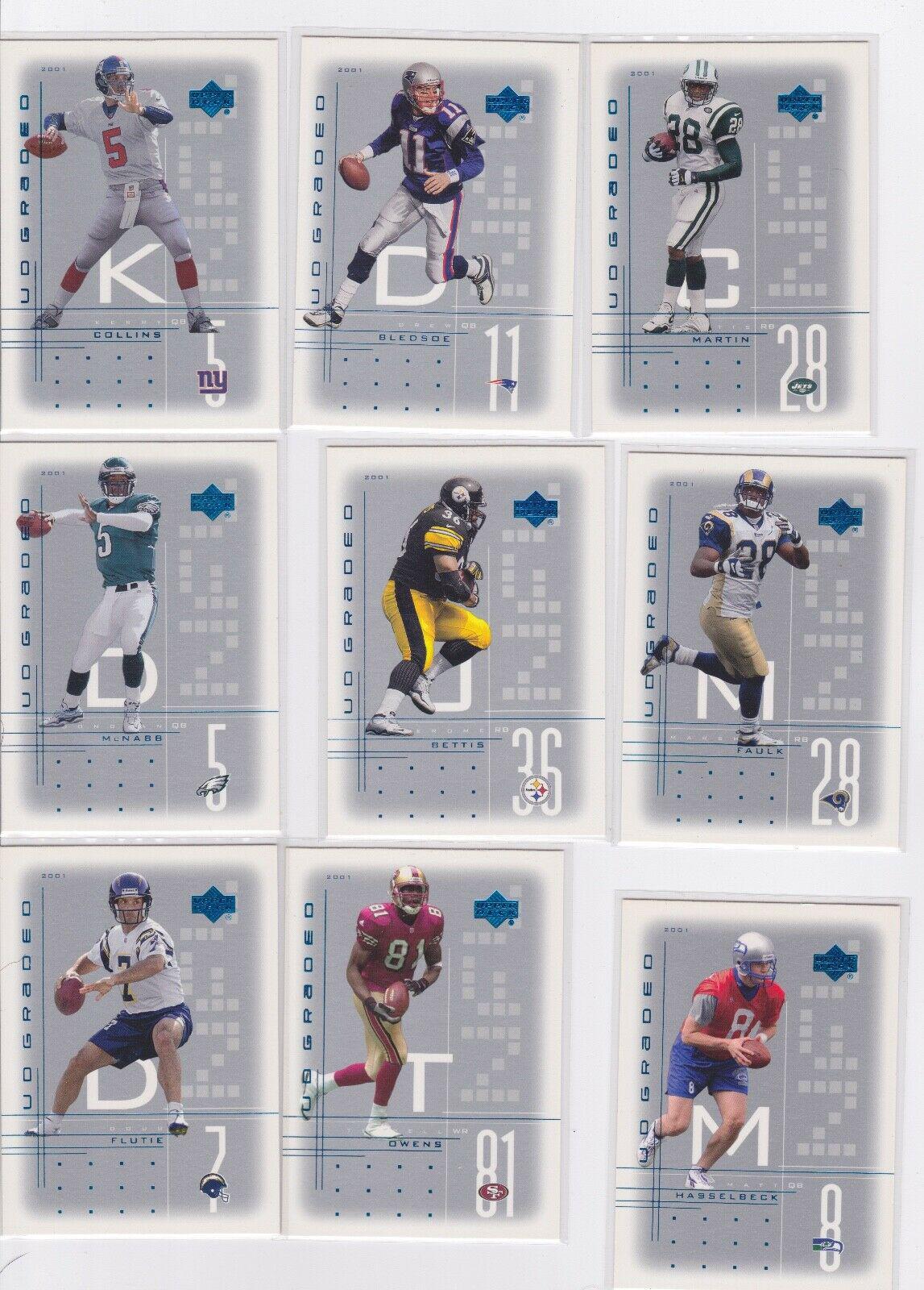 Jerome Bettis #34 Football Cards 2001 Upper Deck Graded