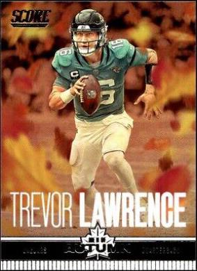 Trevor Lawrence #8 Football Cards 2023 Panini Score Men of Autumn