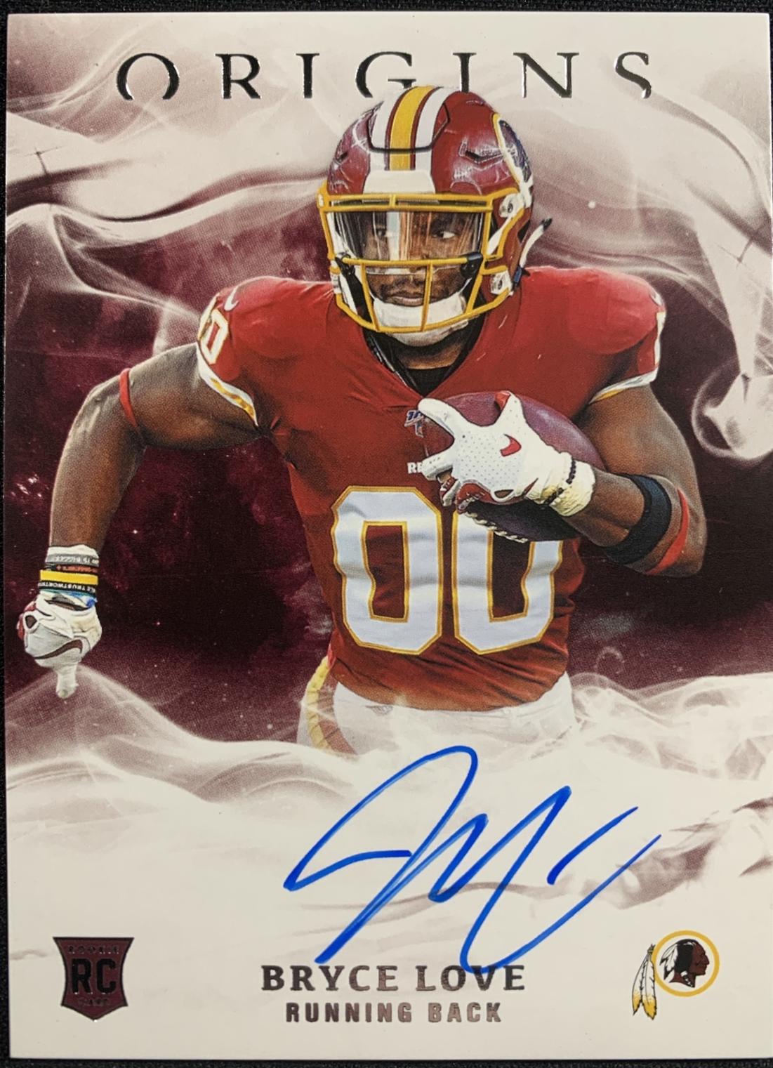 Bryce Love #RA-BL 2019 Panini Origins Football Rookie Autographs