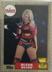 Alexa Bliss #40 Wrestling Cards 2017 Topps WWE Heritage