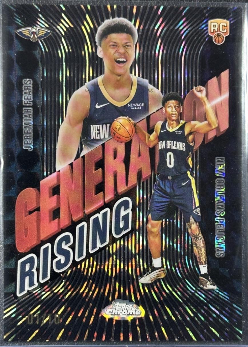 Jeremiah Fears [Refractor Black Geometric] #GR-7