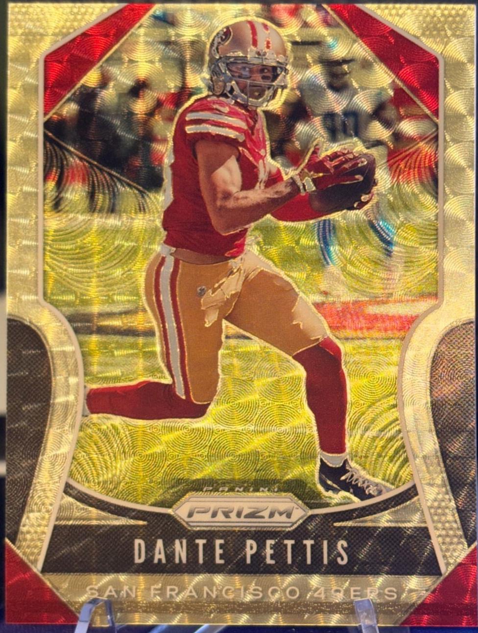 Dante Pettis [Gold Vinyl Prizm] #250