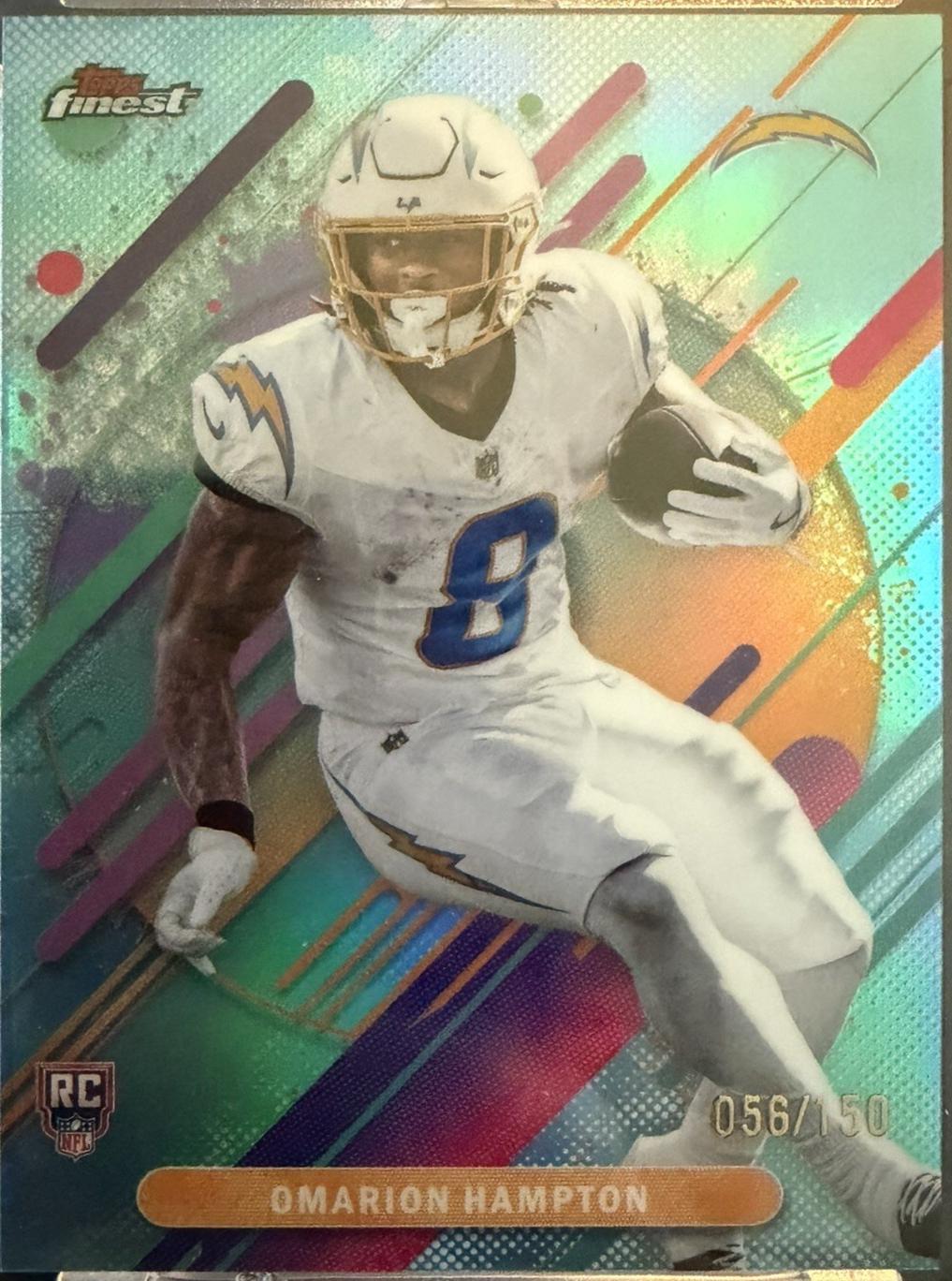 Omarion Hampton [Purple Geometric] #12