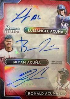 Bryan Acuna, Luisangel Acuna, Ronald Acuna Jr.