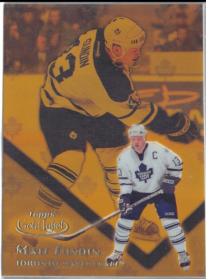 Mats Sundin #24 2000 Topps Gold Label Hockey