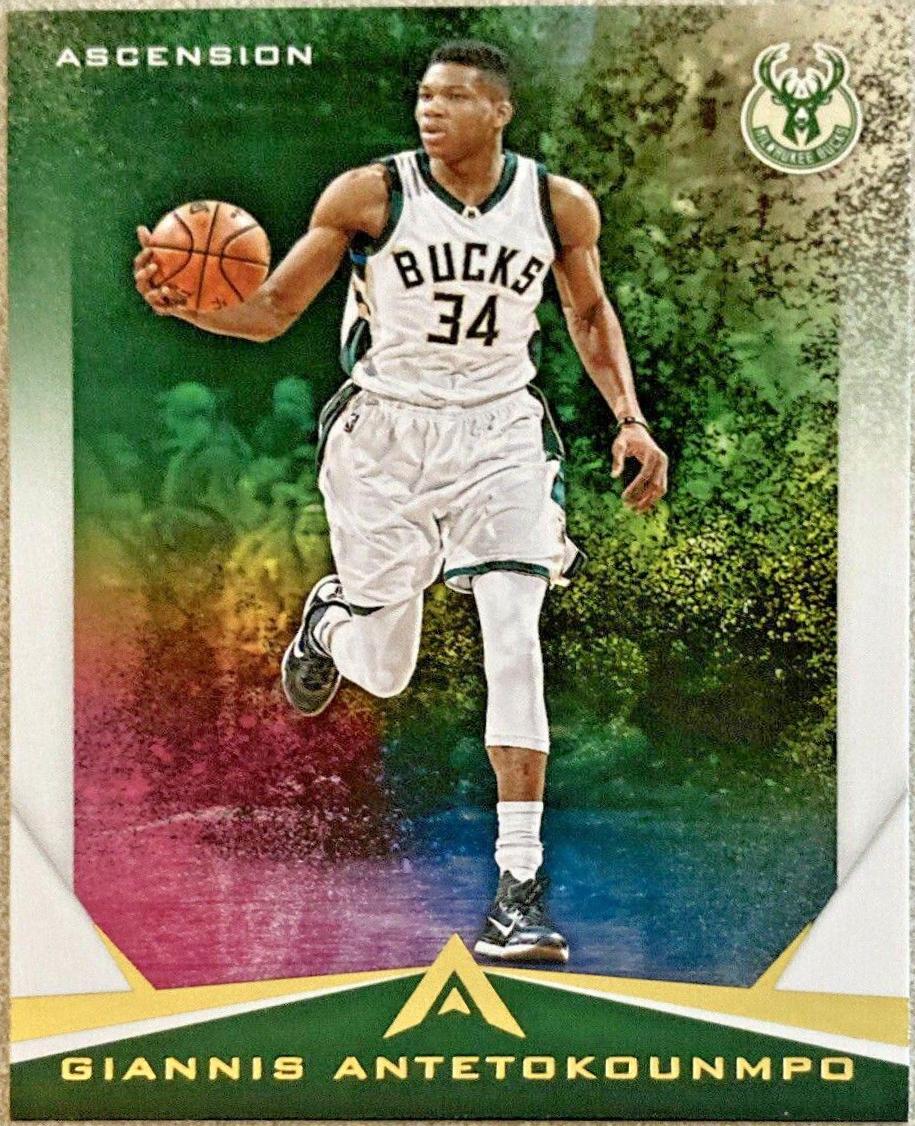 Giannis Antetokounmpo #1 Basketball Cards 2017 Panini Ascension