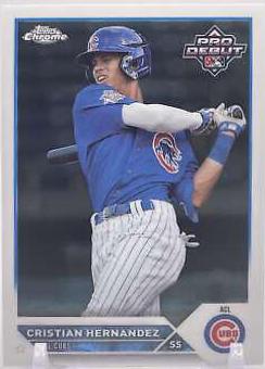 Cristian Hernandez #PDC-163 2023 Topps Pro Debut Chrome Baseball