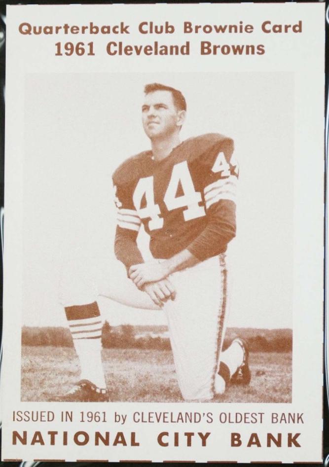 Jim Shofner #4 1961 National City Browns Football