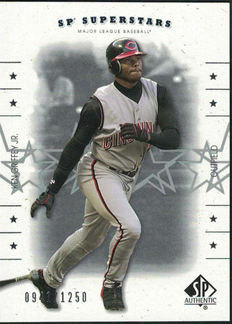 Ken Griffey Jr. #136 Baseball Cards 2001 SP Authentic