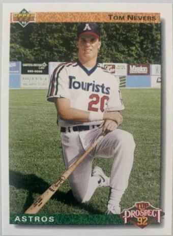 Tom Nevers #53 Baseball Cards 1992 Upper Deck