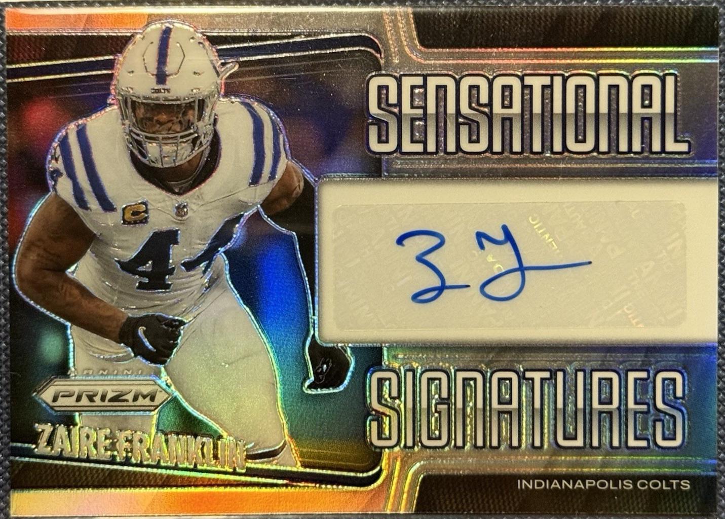 Zaire Franklin #SEN-ZFN