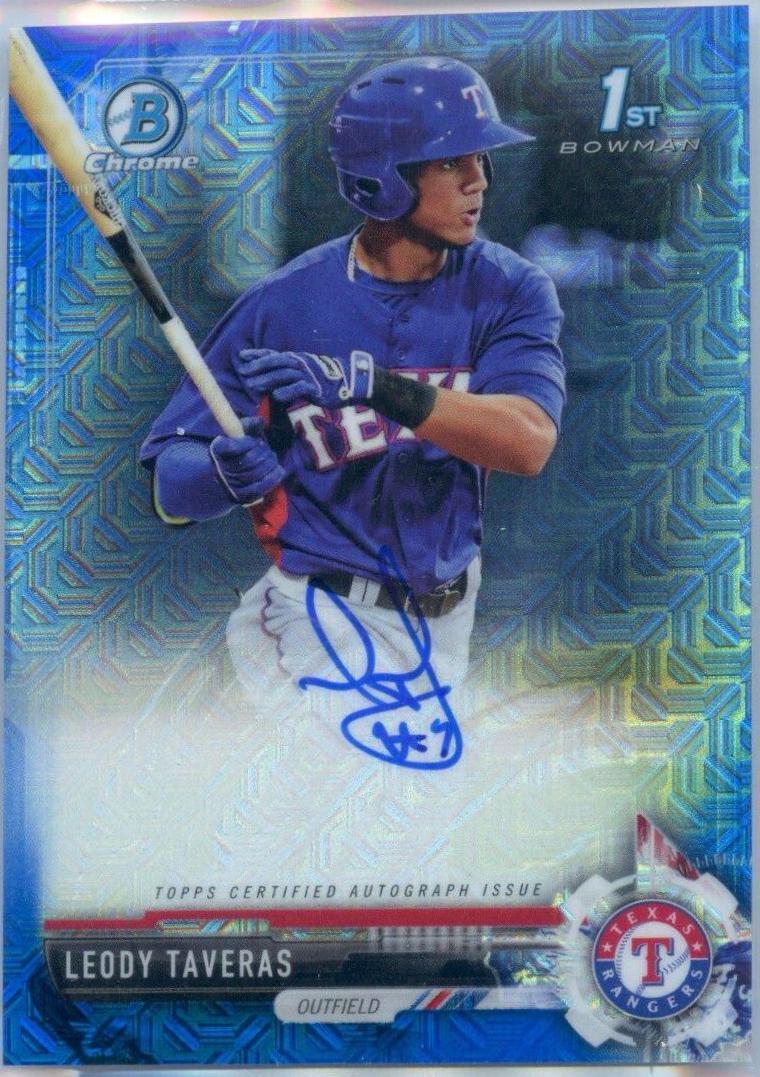 Leody Taveras [Blue Mojo] #CPA-LT