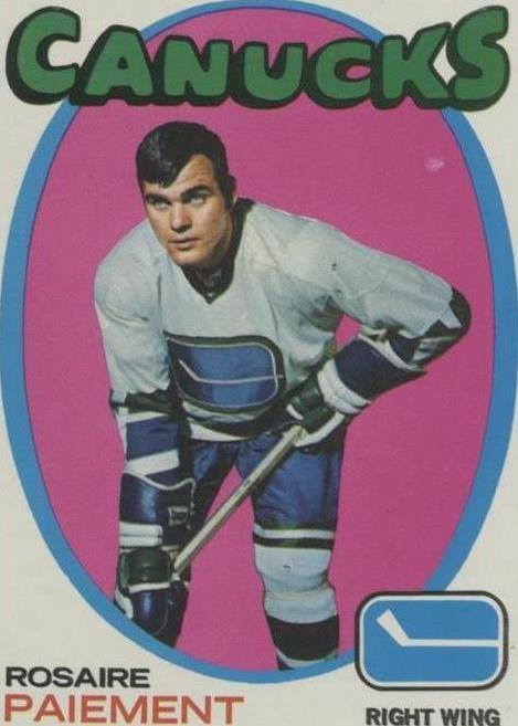 Rosaire Paiement #24 Hockey Cards 1971 Topps