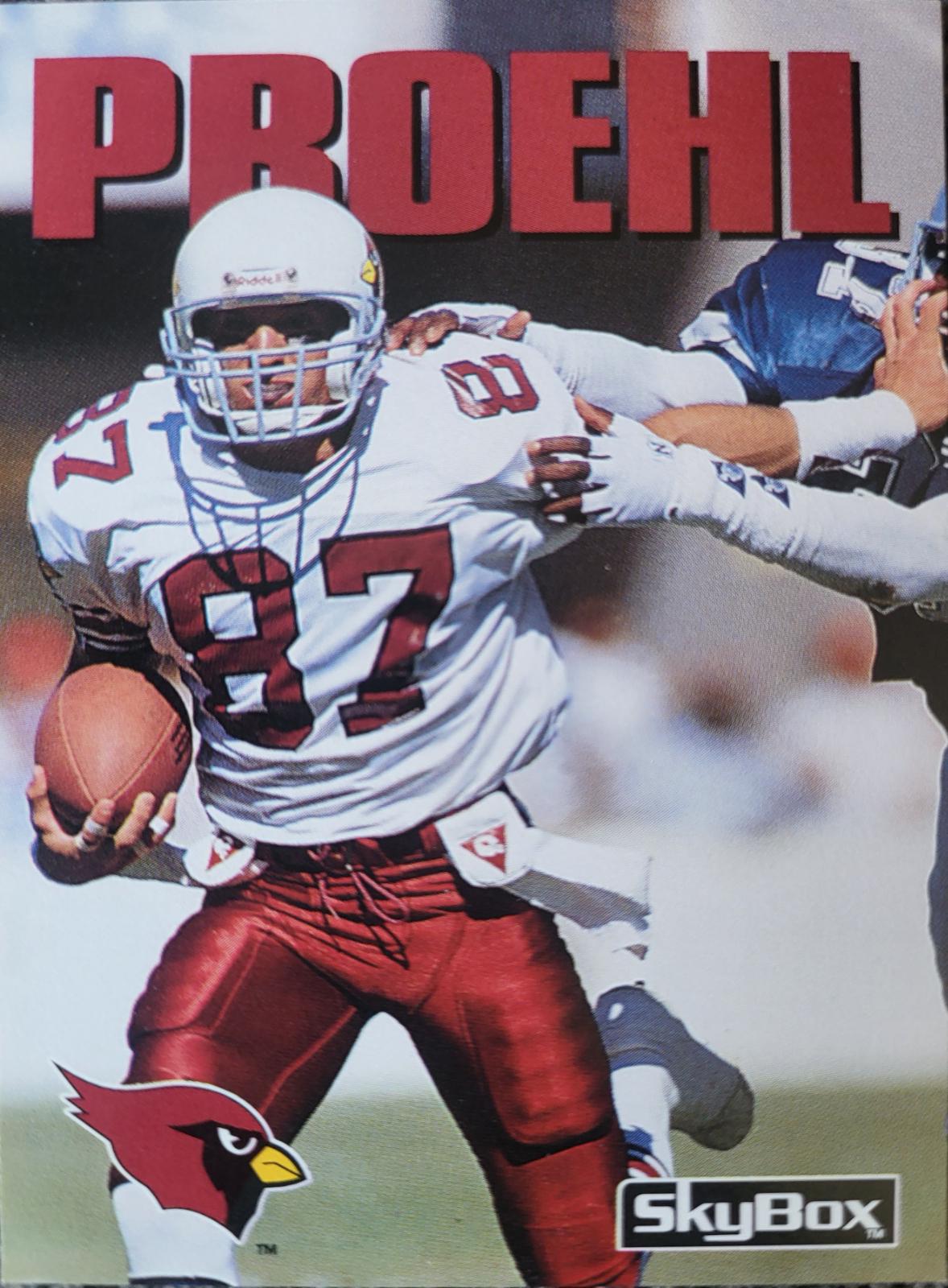 Ricky Proehl #6 Football Cards 1992 Skybox Impact