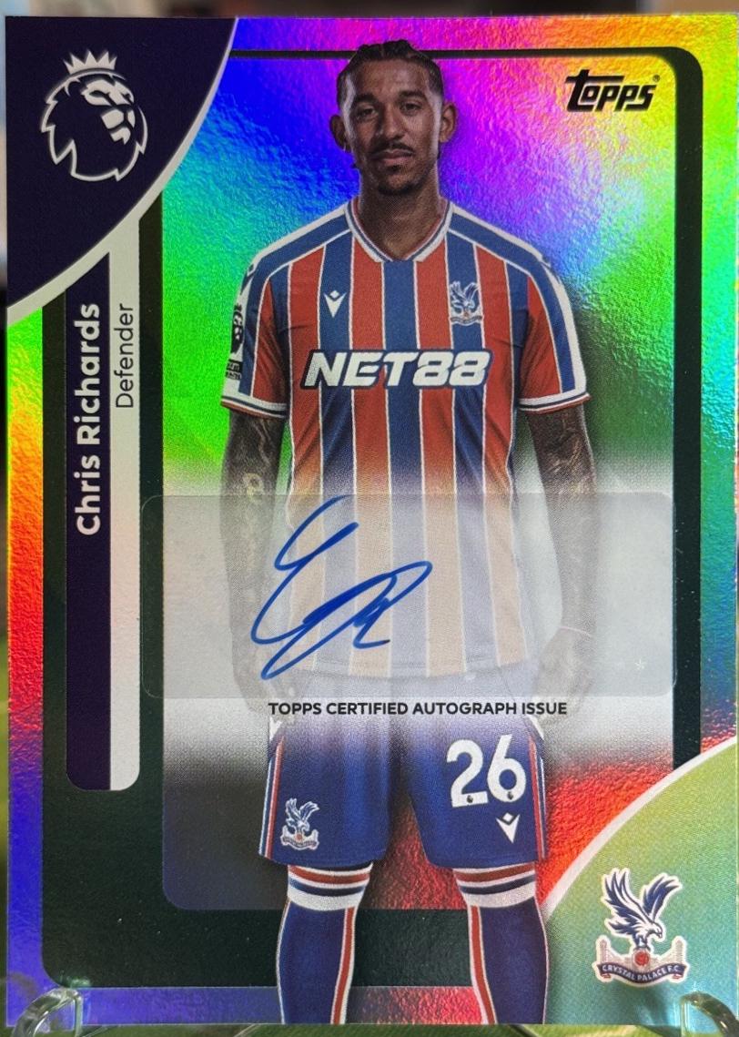 Chris Richards #AC-CR 2025 Topps Premier League Autograph