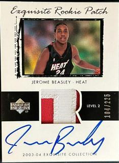 Jerome Beasley Autograph Patch