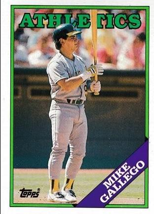 Mike Gallego #702 Baseball Cards 1988 Topps