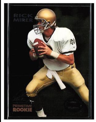 Rick Mirer #PR8 Football Cards 1993 Skybox Premium Prime Time Rookies