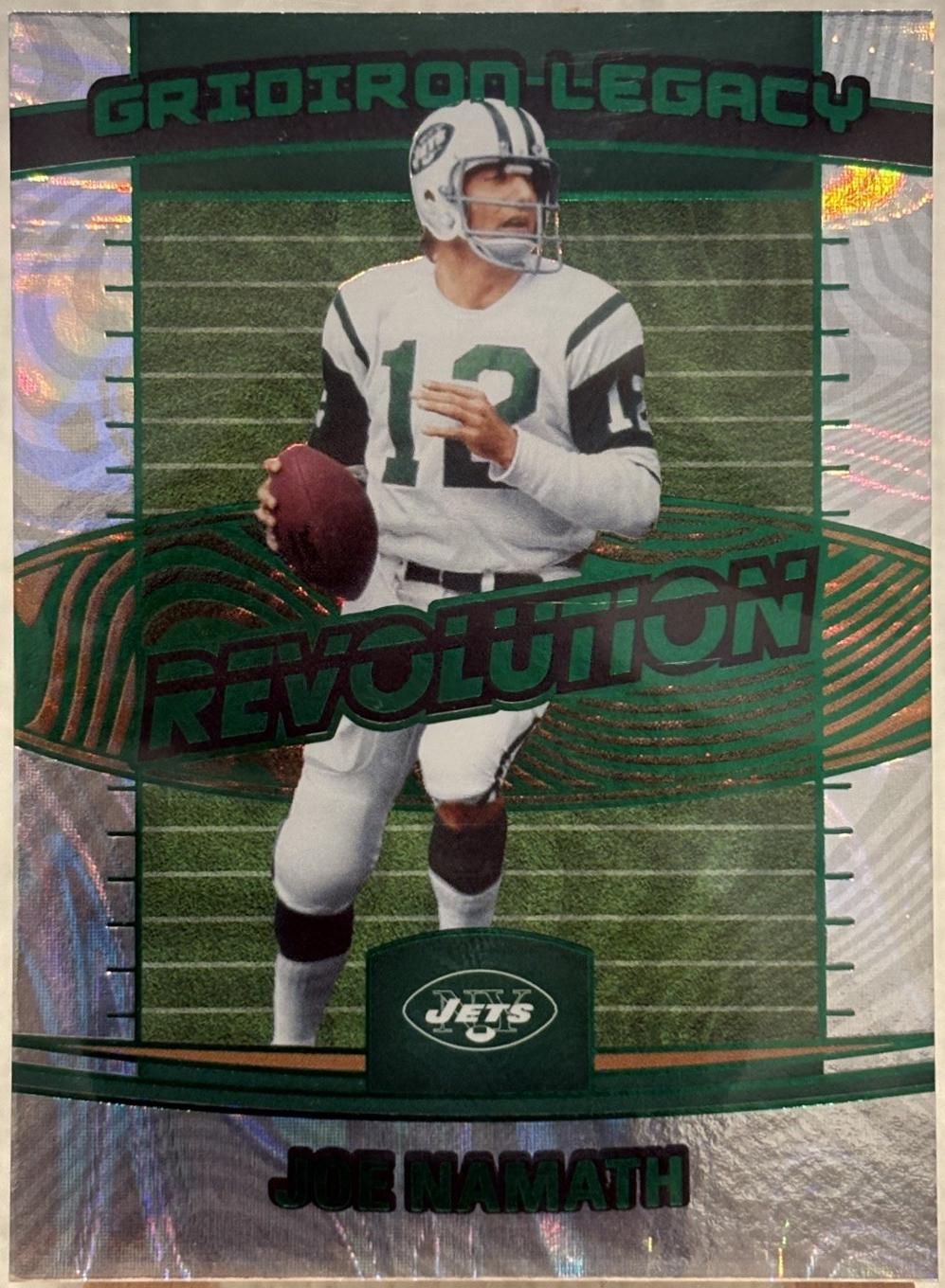 Joe Namath [Green Swirl] #5