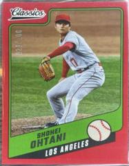 Shohei Ohtani [Red] #18 Baseball Cards 2022 Panini Chronicles Classics Prices