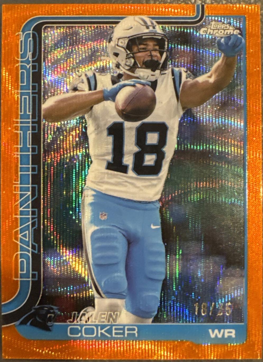 Jalen Coker [Orange Refractor] #39