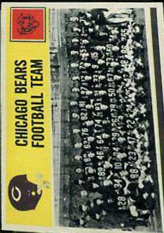 1964 Philadelphia Chicago Bears [Team] #27 card