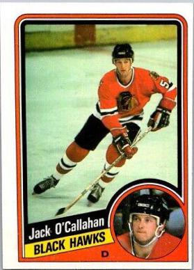 Jack O'Callahan #33 Hockey Cards 1984 Topps