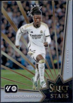 Eduardo Camavinga #5 Soccer Cards 2023 Panini Select La Liga Stars