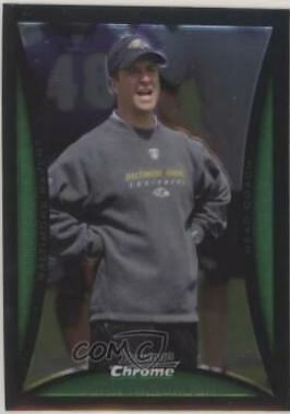 John Harbaugh #BC217 Football Cards 2008 Bowman Chrome