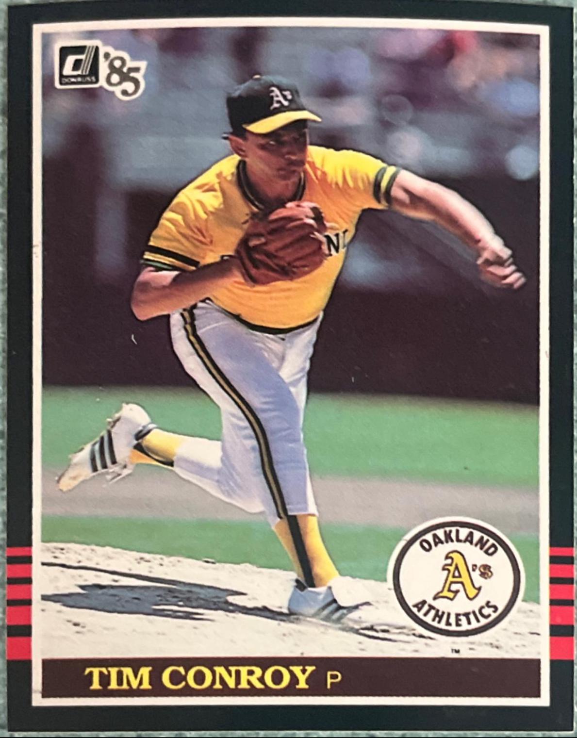 Tim Conroy #156 Baseball Cards 1985 Donruss